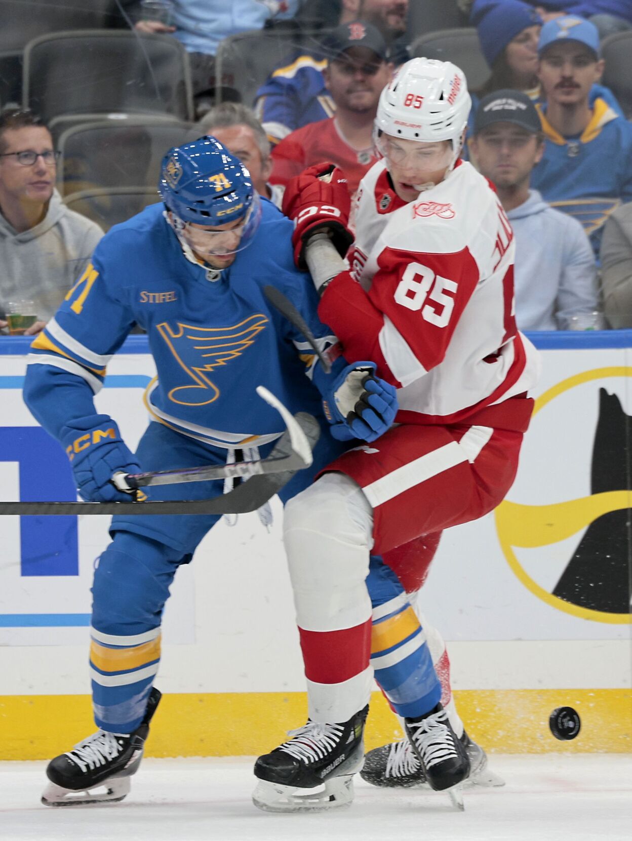 最新杏吧原创 Blues host the Red Wings